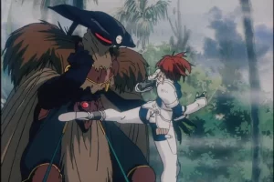 Iria and Zeiram fight!